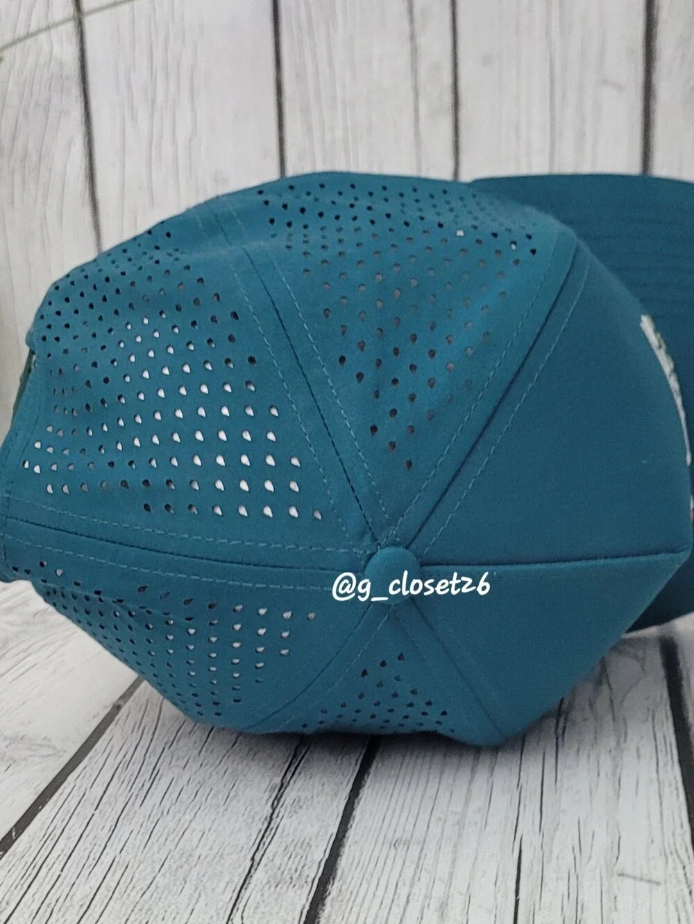 Golf House Academy Snapback Teal Embroidered Trucker Hat